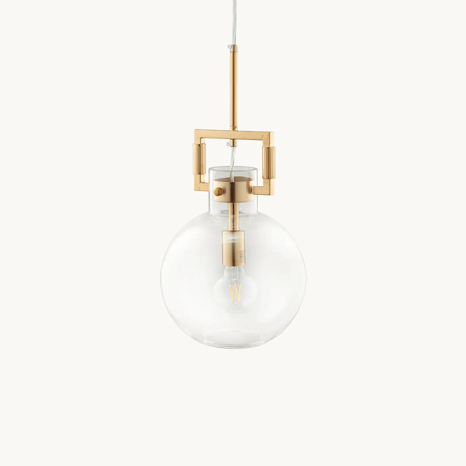 Original Machinist Glass Globe Pendant Light Consistent