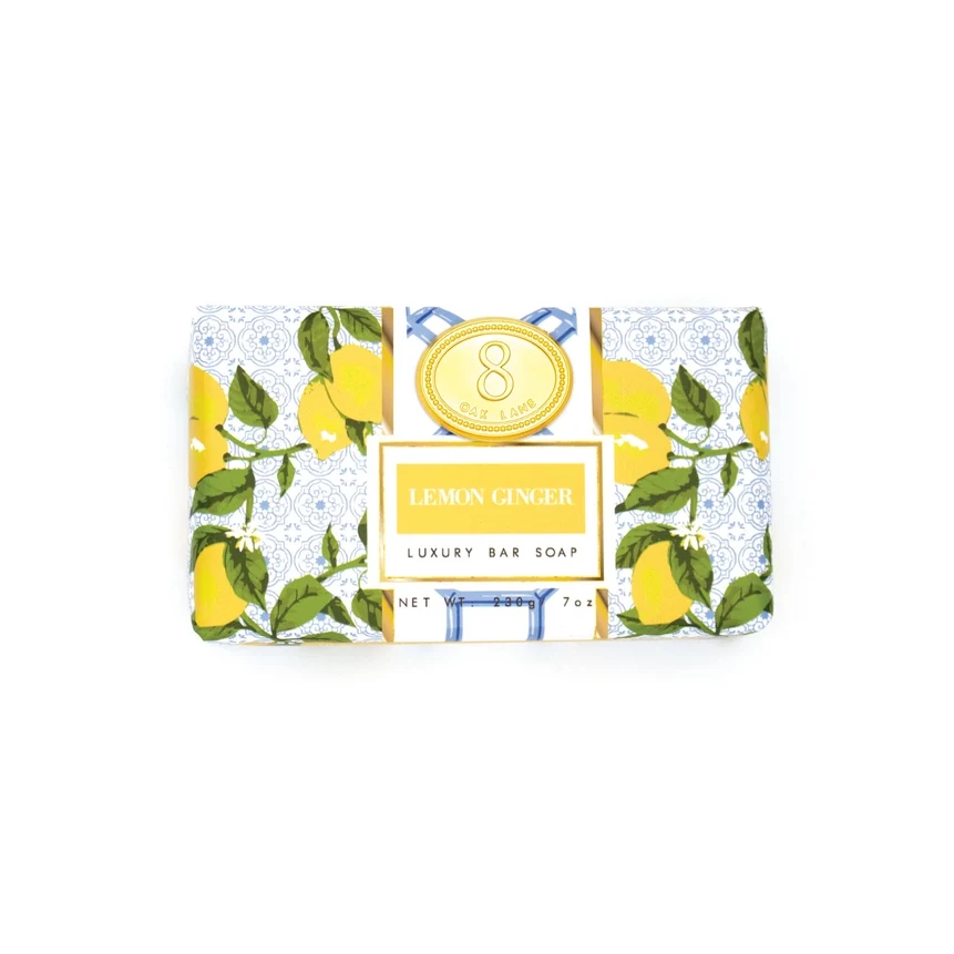 Contemporary Lemon Ginger Wrapped Bar Soap 7oz Trusted