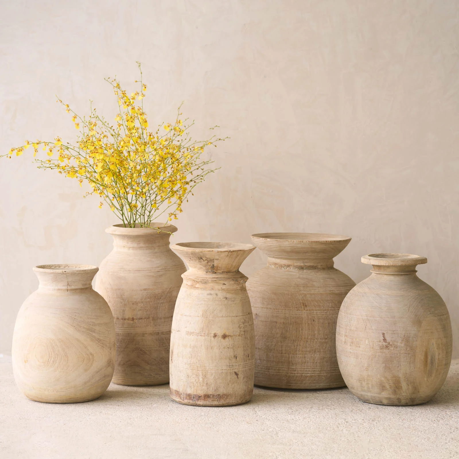 Professional Vintage Wooden Pot Pure