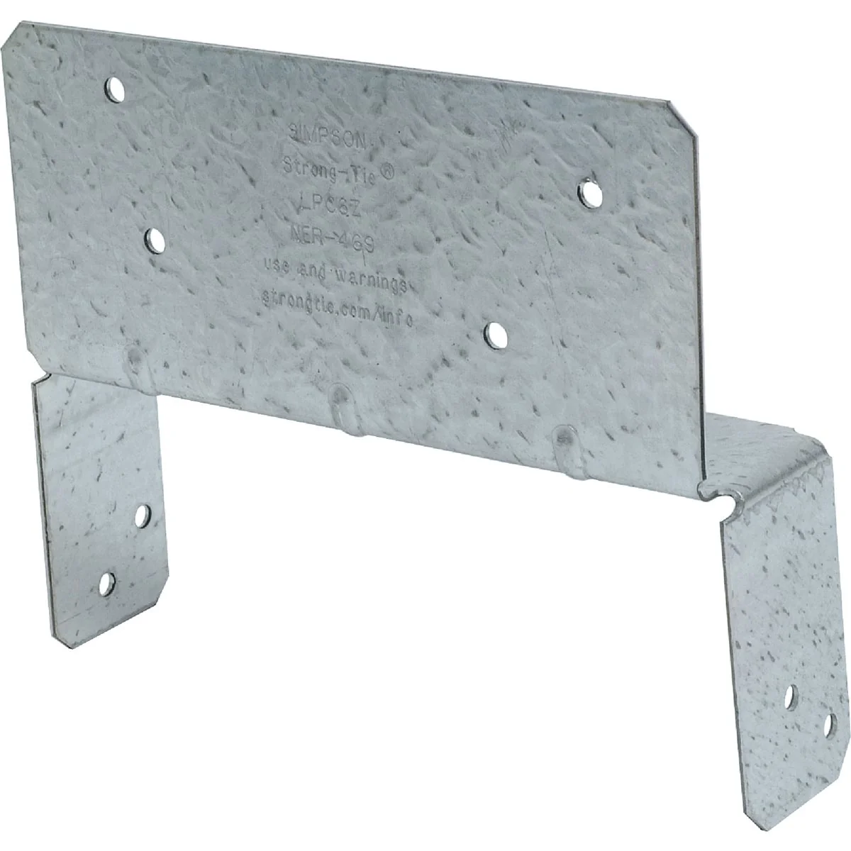 Green Simpson Strong-Tie 6 In. x 6 In. 16 ga Galvanized Post Beam Cap Sustainable