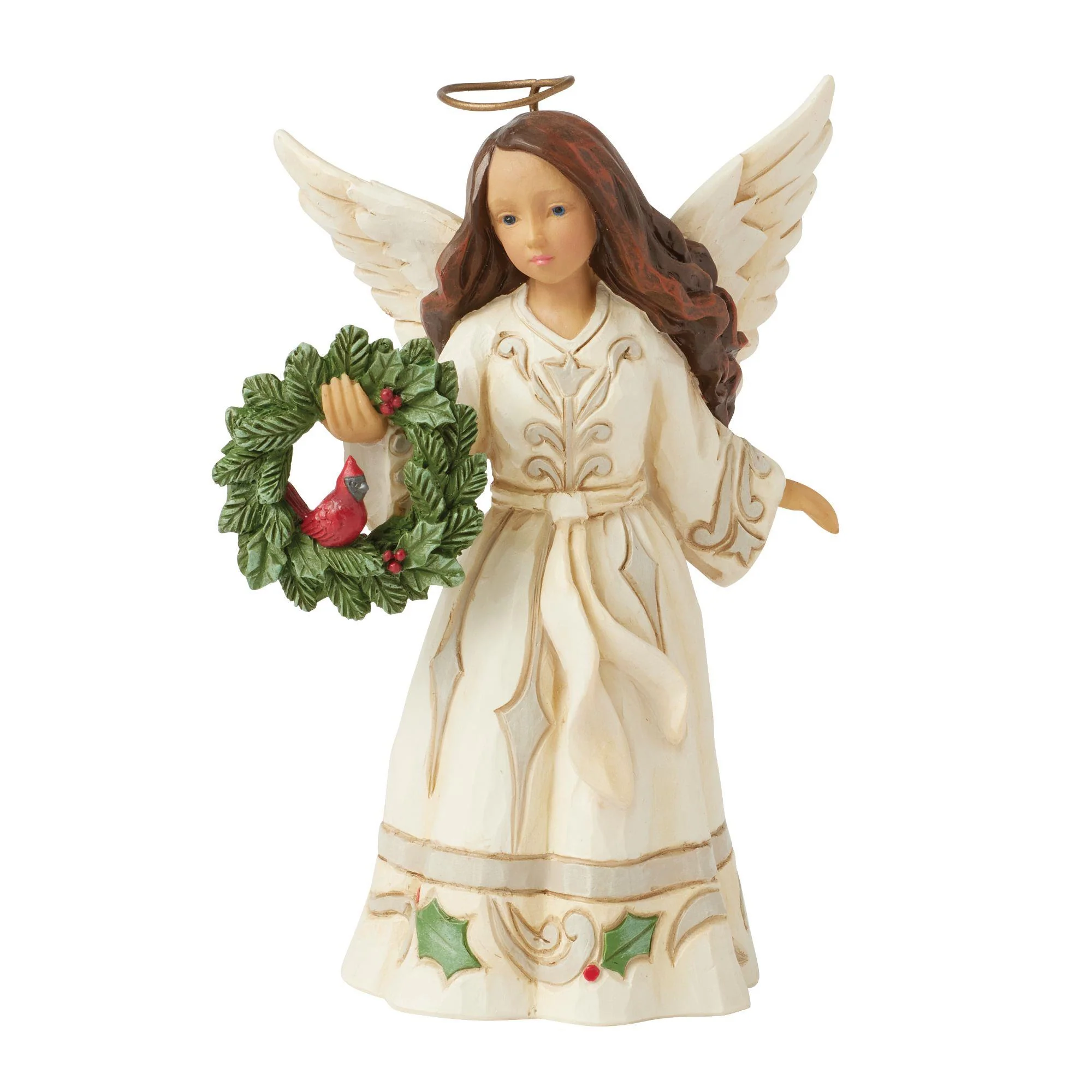 Dependable Wildland Angel With Cardinal Wreath Jim Shore Easy-to-Use