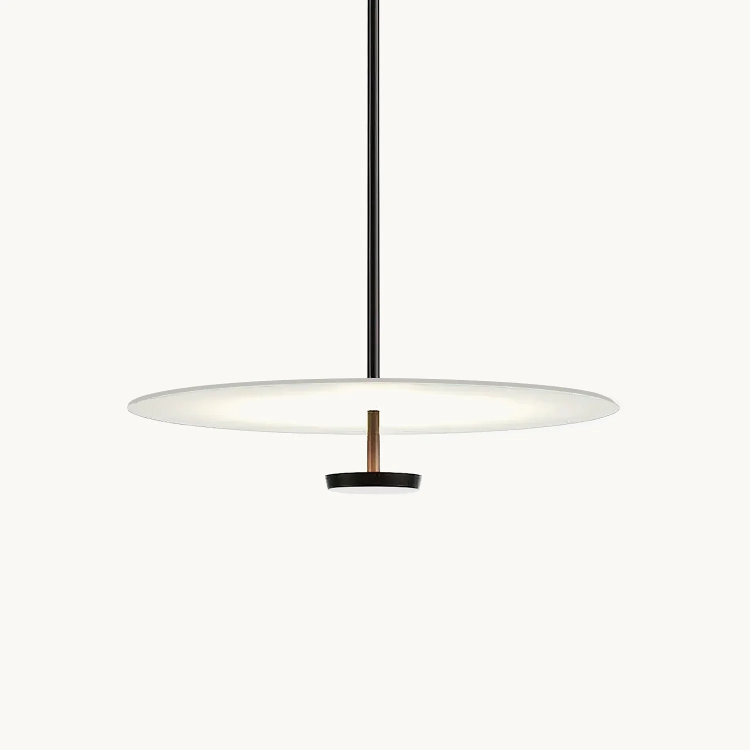 Refined Flat Pendant Lamp Solid