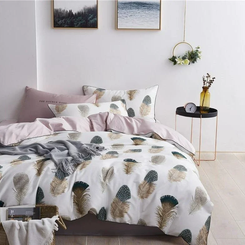 Efficient Native Feathers Bedding Set World-Class