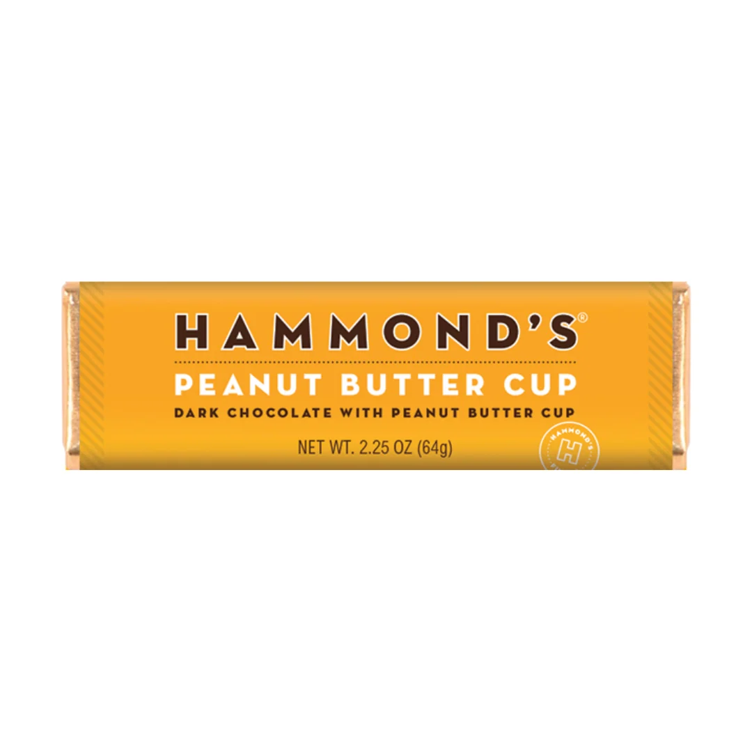 Sophisticated Hammond’s Peanut Butter Cup Dark Chocolate Bar 2.25 oz Exceptional