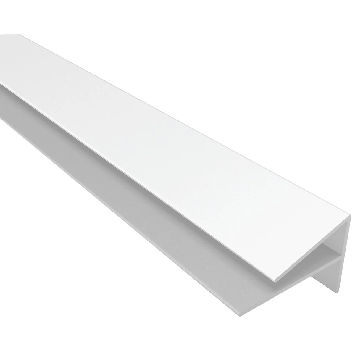 Original ACP Bath Kitchen 1 8 In. x 8 Ft. White PVC Outside Corner Wall Paneling Molding Artisan
