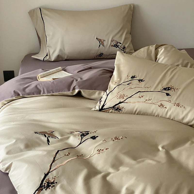 Premium Chinese Serenity Bedding Set Trendy