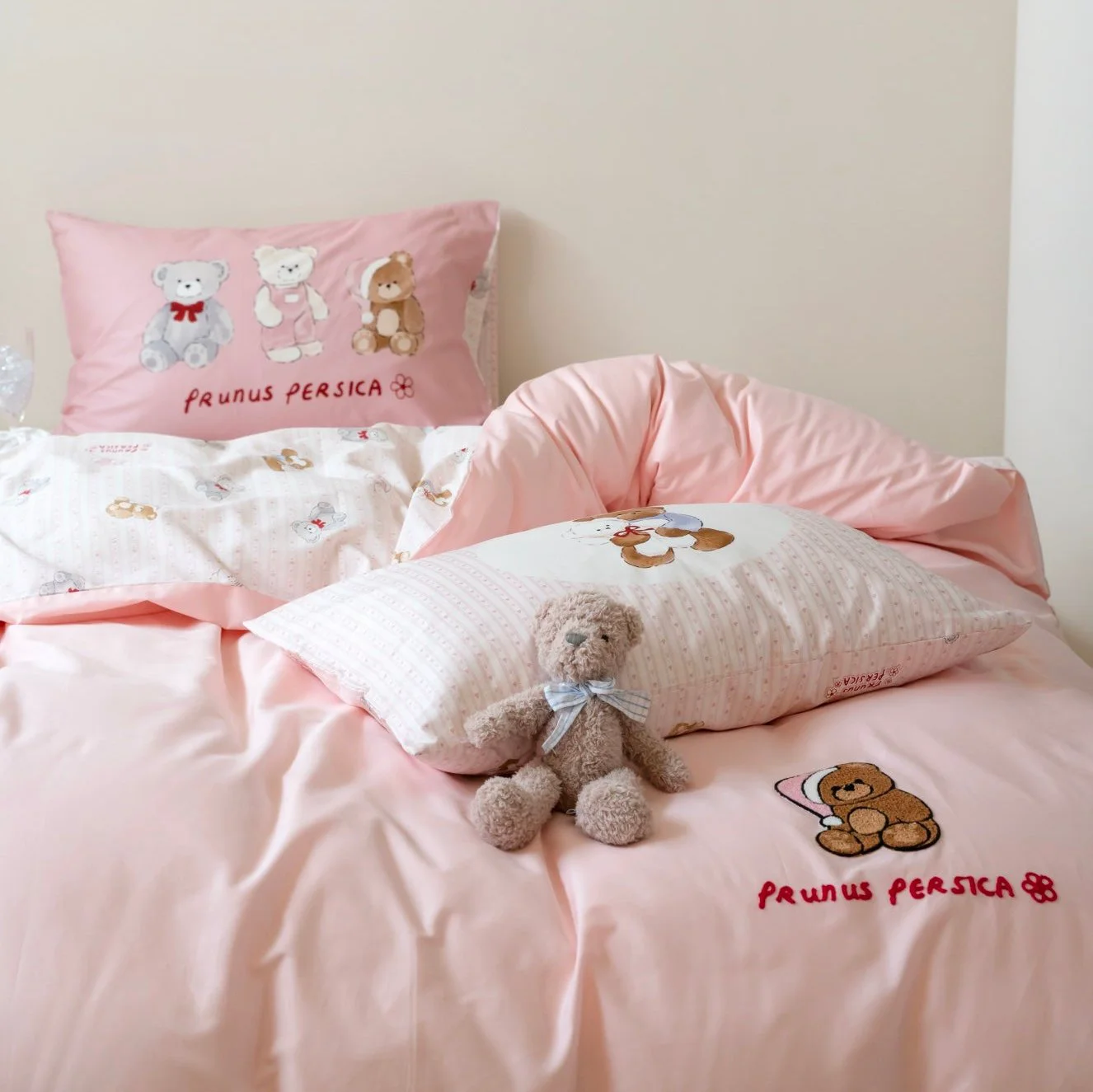 Exclusive Pink Teddy Dreams Bedding Set Artisan