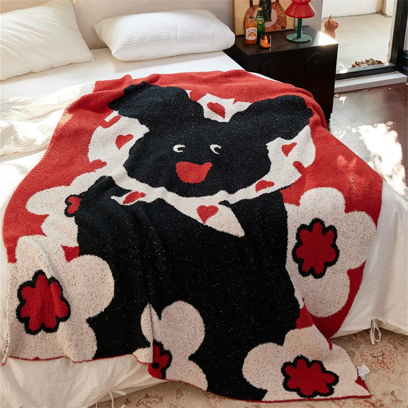 Smart Happy Dog Blanket Casual
