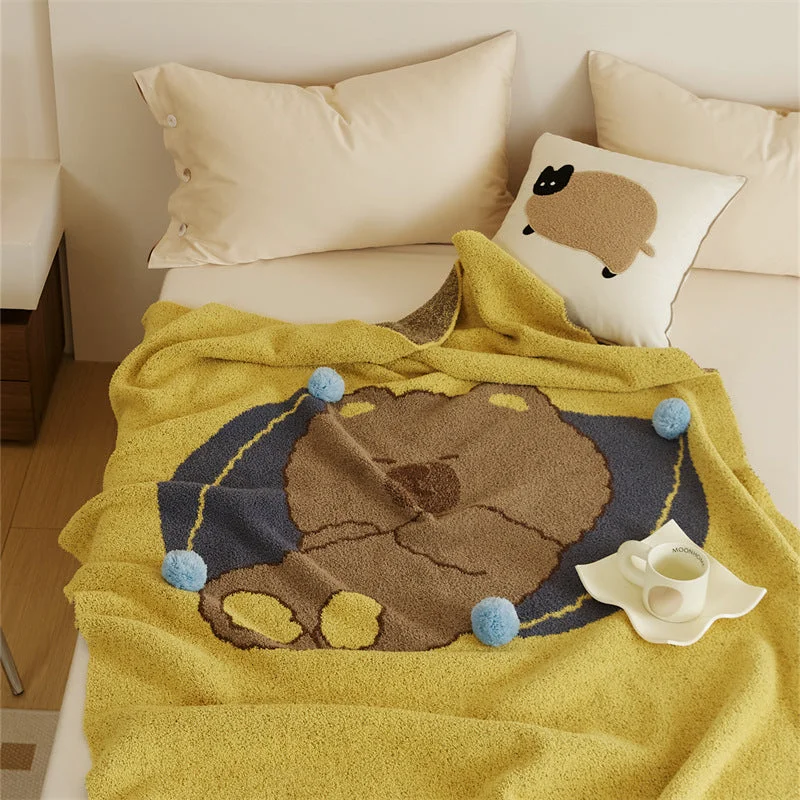 Versatile Bear Comfort Blanket First-Class