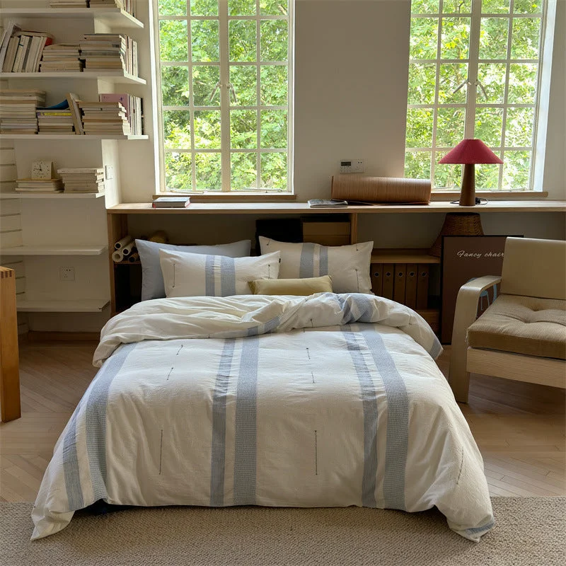Premium Zen Stripe Bedding Collection Official