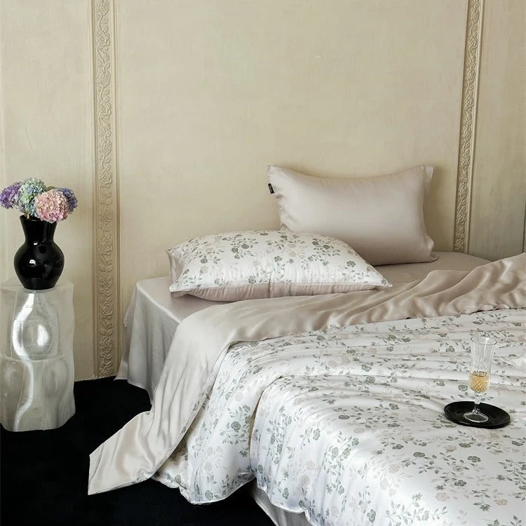 Smart Misty Meadow Lyocell Bedding Set Durable