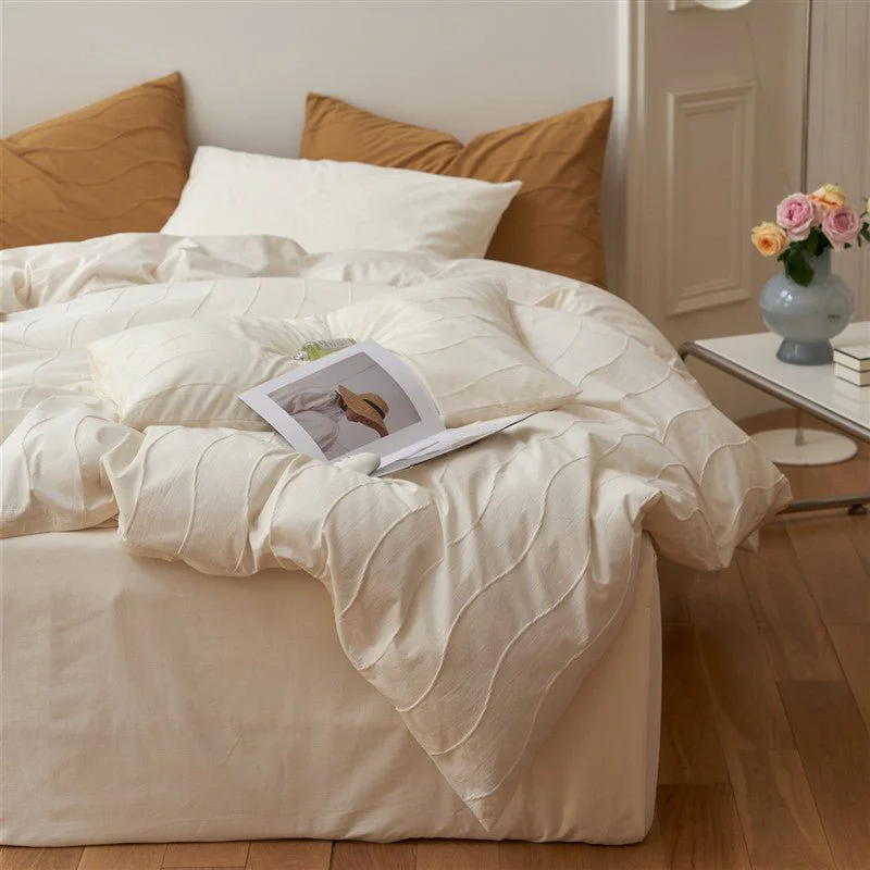 Verified Soft Waves Bedding Set Crafted