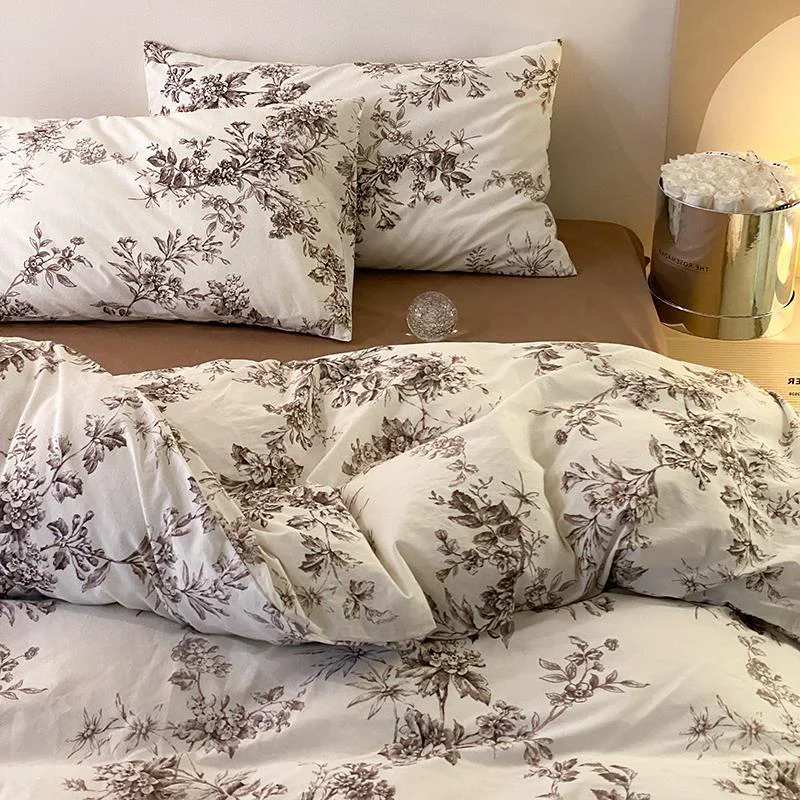 Long-Lasting Floral Fantasy Bedding Set Top-Quality