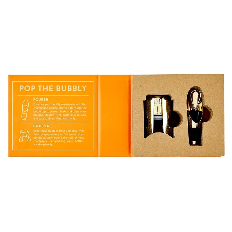 Contemporary But First Prosecco Stopper Book Box Set Reliable