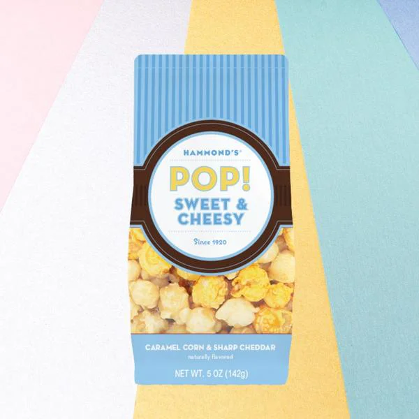 Clean Hammond’s Sweet Cheesy Popcorn 6 oz Comfortable