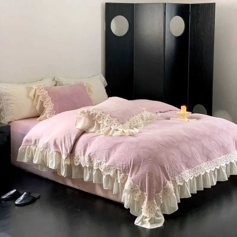Fast Royal Lace Duvet Cover Set Long-Lasting