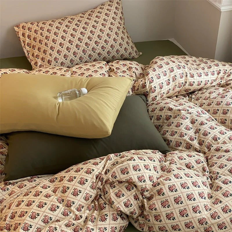 Trusted Vintage Flower Garden Bedding Set Consistent