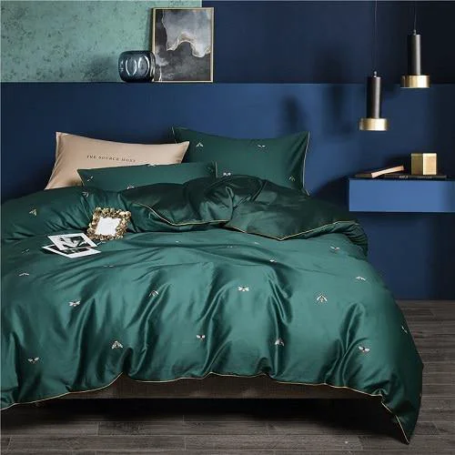 Relaxed Gold Bee Bedding Quilt Cover Sets Premium