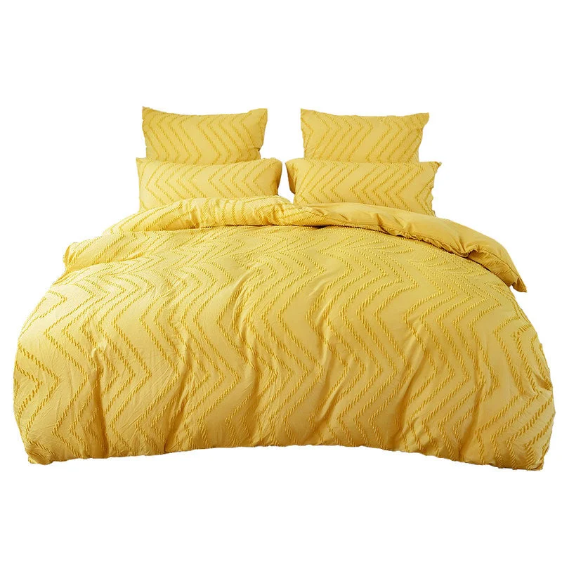 Trusted Zig Zag Fringe Duvet Cover Set Dependable