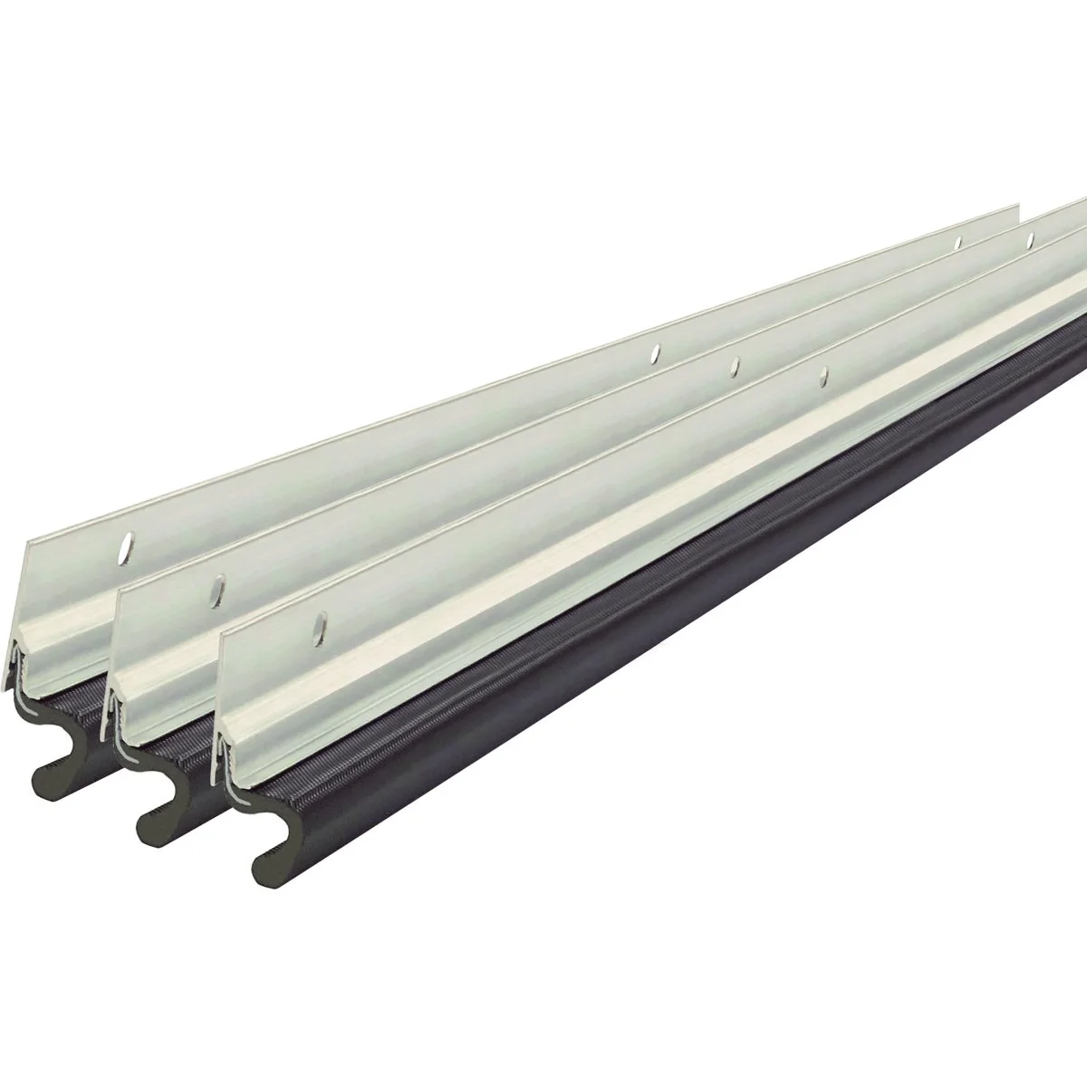 Official M-D 36 In. x 84 In. Vinyl Clad Aluminum Stop w Screws Easy-to-Use