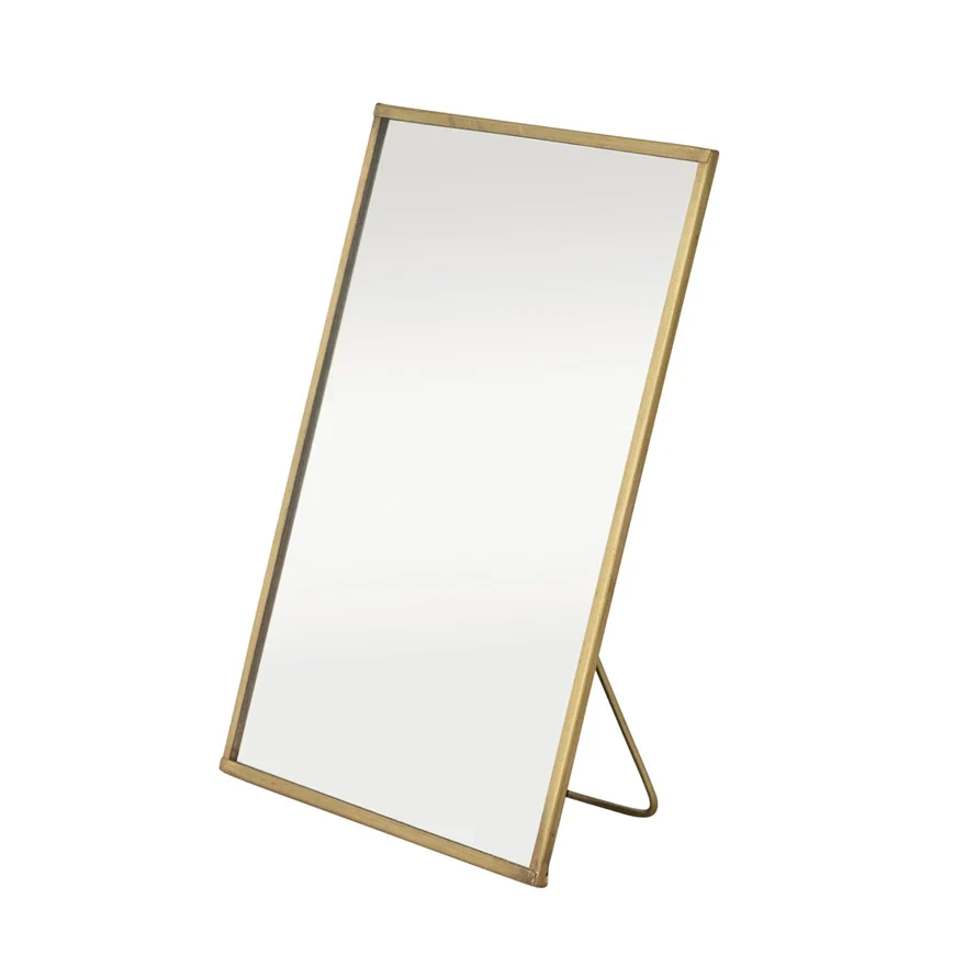 Unique Brass Standing Mirror Reusable