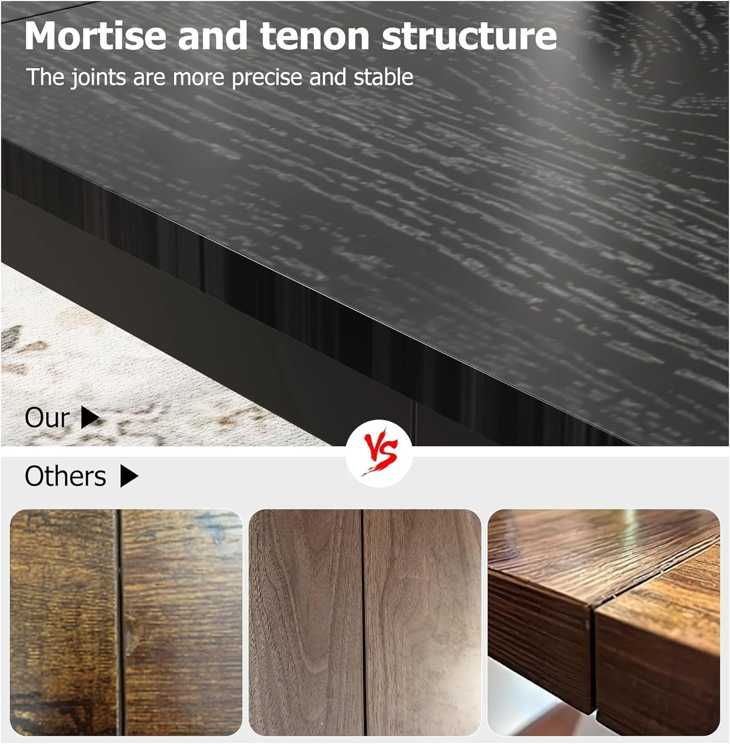 Traditional 71 Inch Industrial Grade Dining Table Metal Frame Set Proven