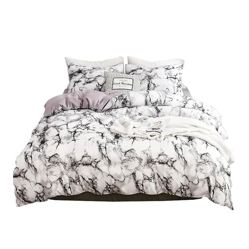Clean Marble Bedding Set Effective