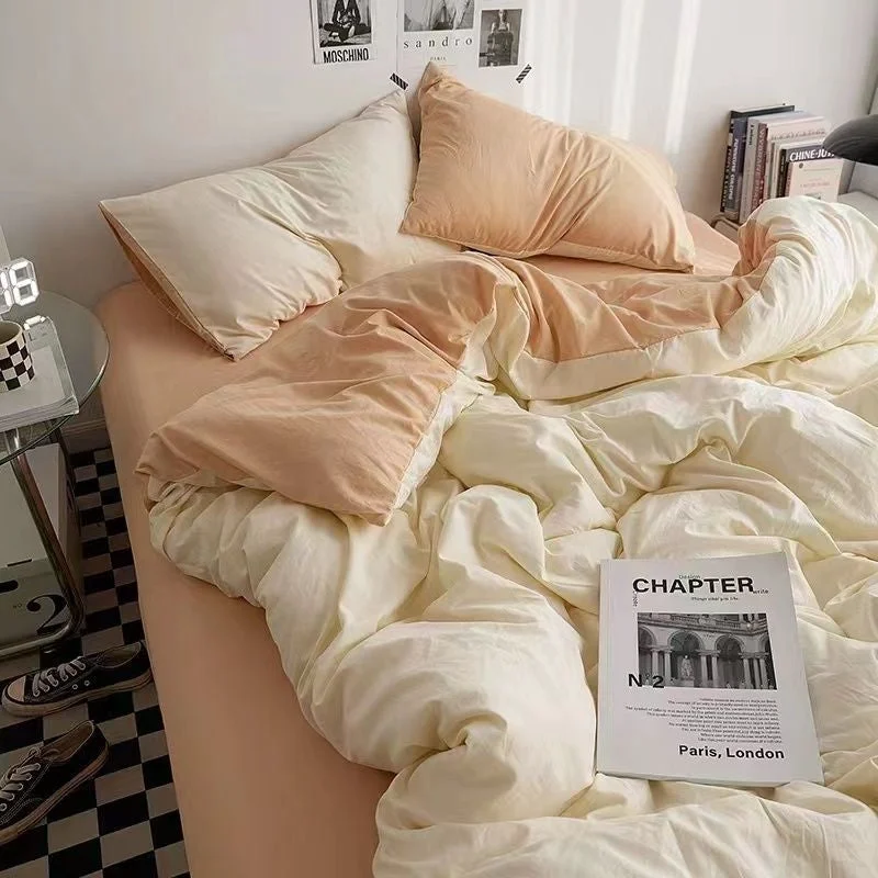 Smart Light Academia Bedding Set Contemporary
