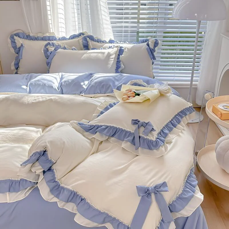 Expertly Made Kawaii Princess Korean Bedding Set Secure