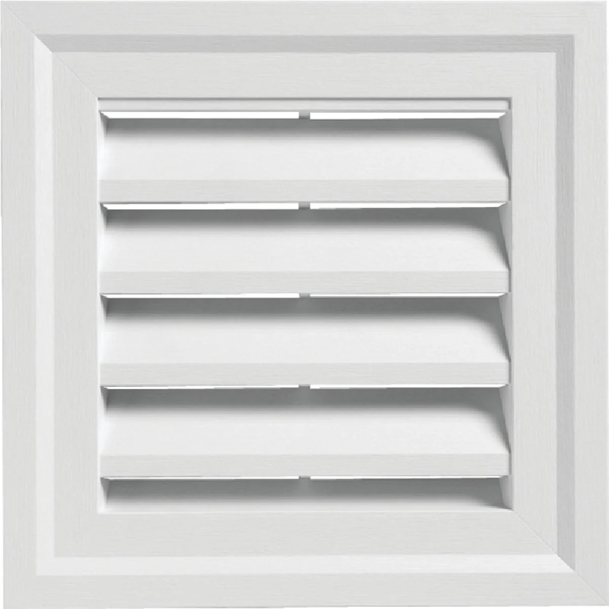 Official Ply Gem 14 x 14 Square White Gable Attic Vent Minimalist