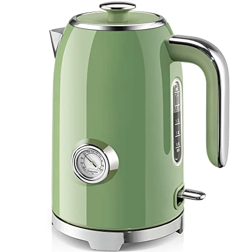 Practical 57oz Electric Kettle with Thermometer Eco-Friendly