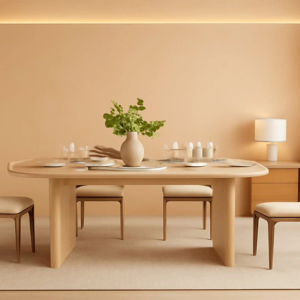 Consistent Oval Dining Table Seats Six To Eight Natural Finish Oak Safe