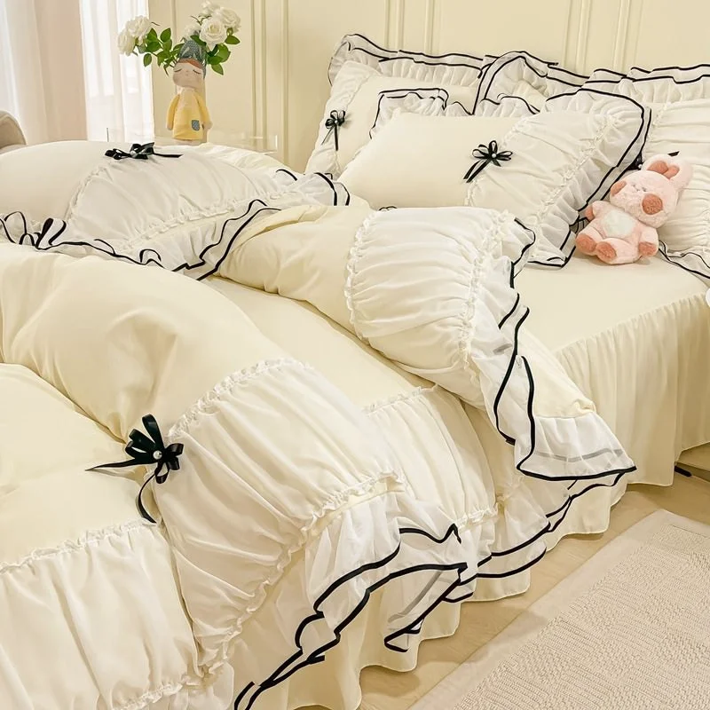 Effective Coquette Princess Ruffle Bedding Set Advanced