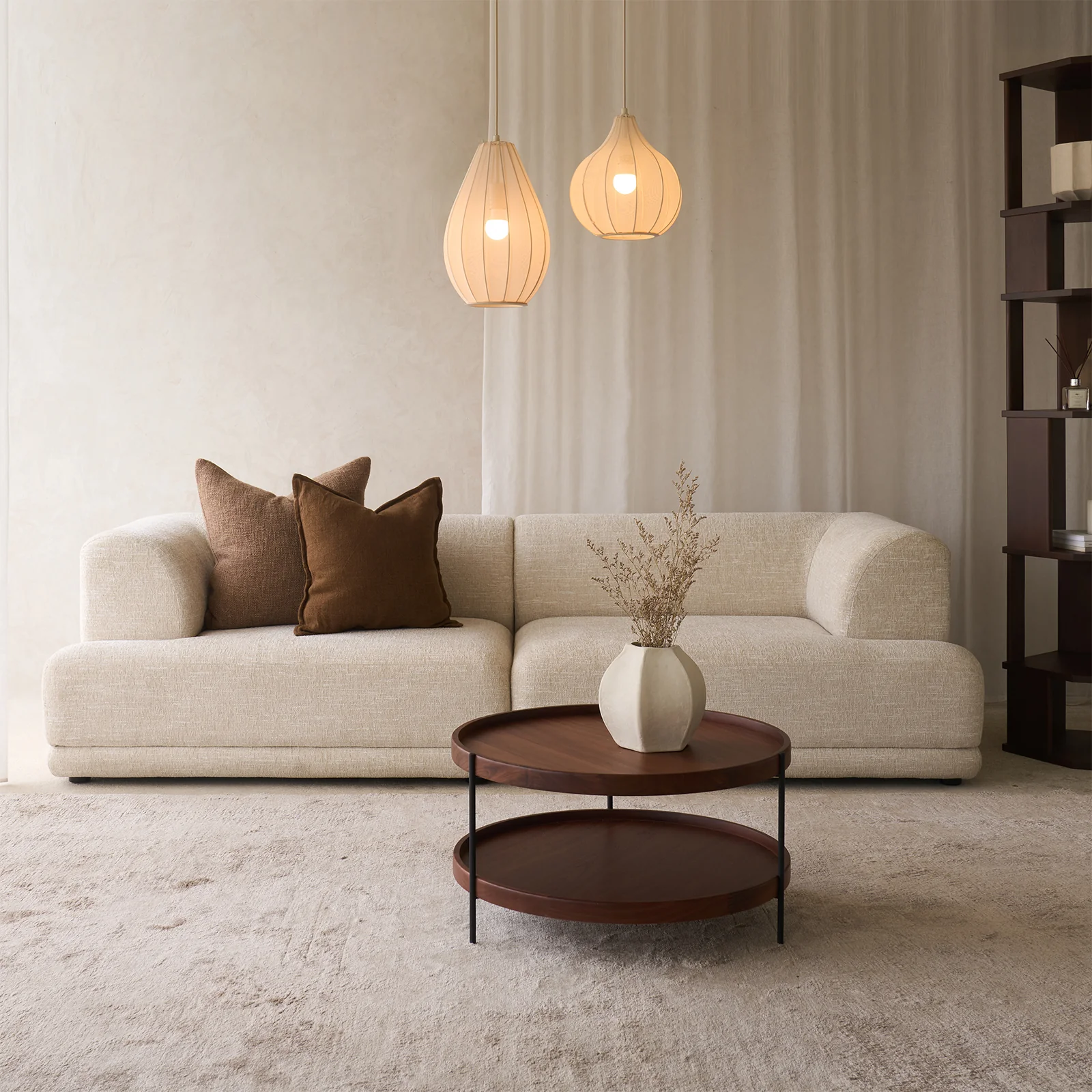 Casual Folio Modular Sofa 3 Seater – Birch 260cm User-Friendly