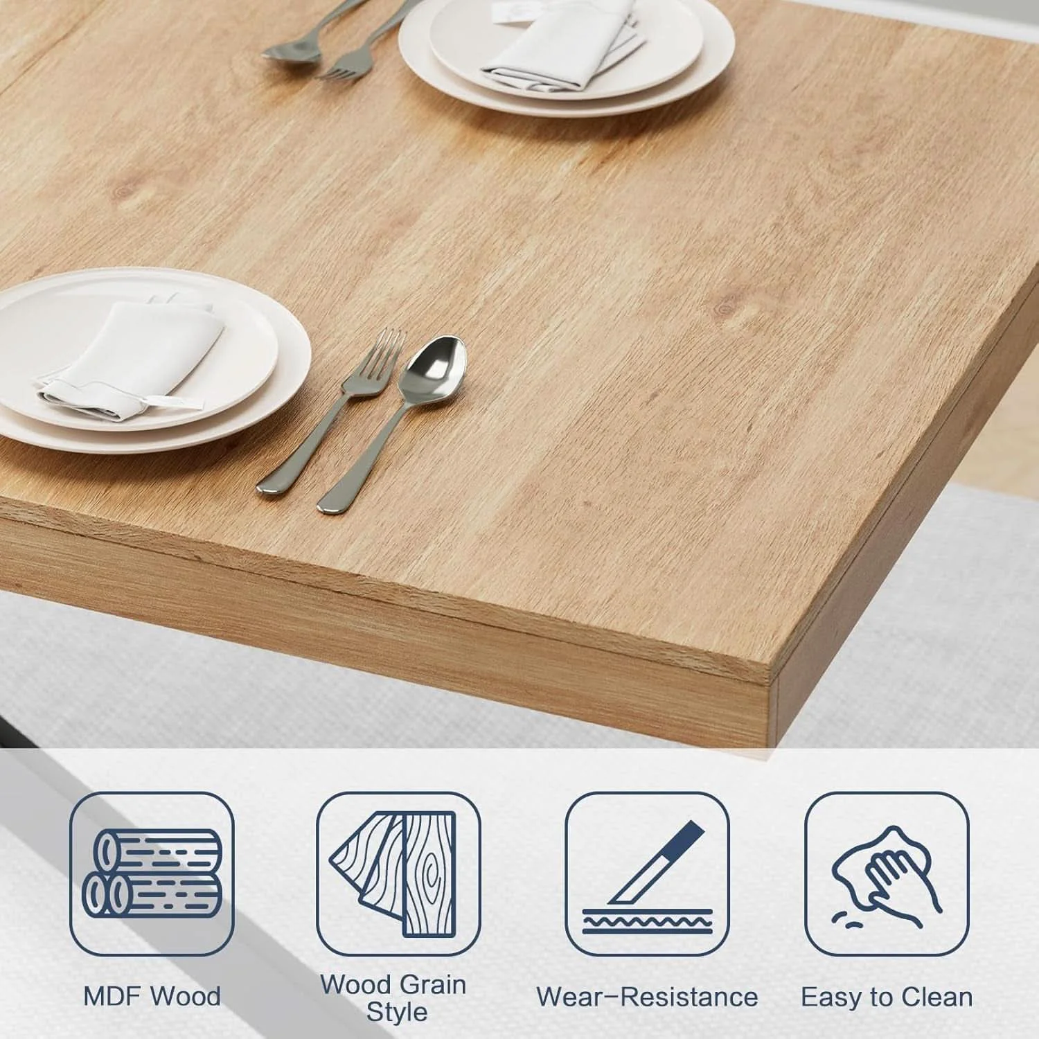 Selected Extendable Wood Dining Table 55 To 70 With Removable Leaves Contemporary