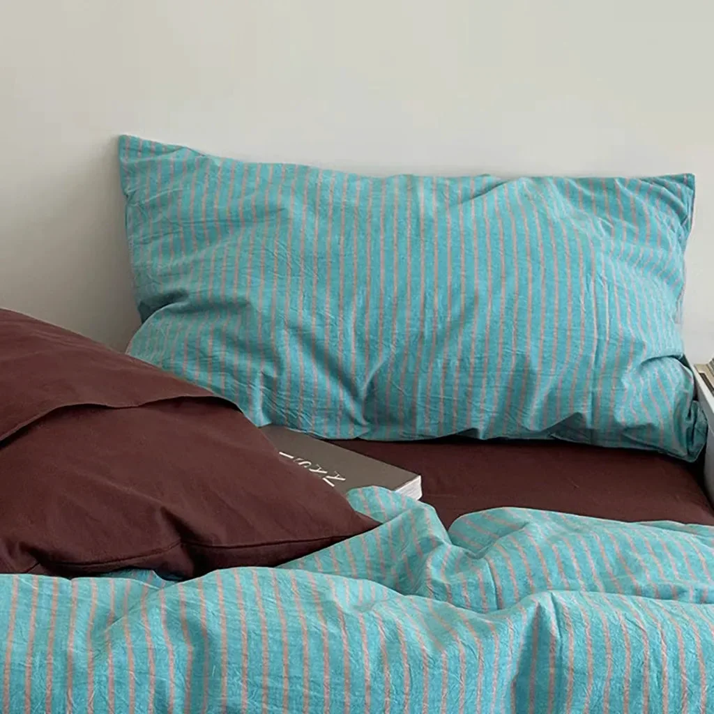 Specialty Vintage Striped Duvet Cover Set Selected