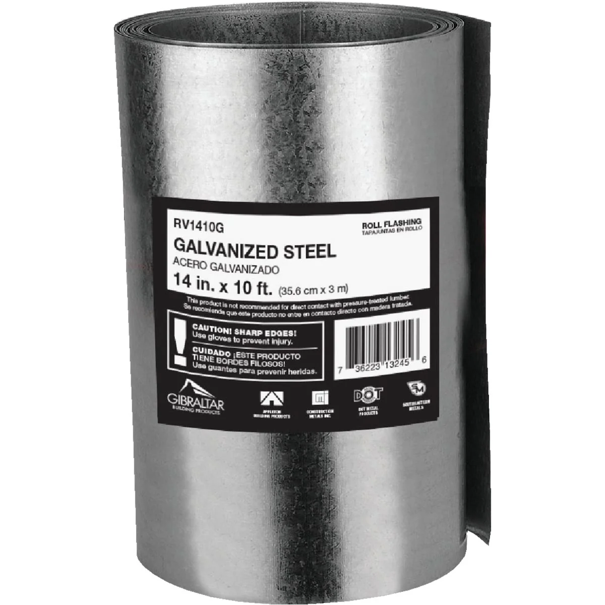Original NorWesco 14 In. x 10 Ft. Mill Galvanized Roll Valley Flashing Fashionable