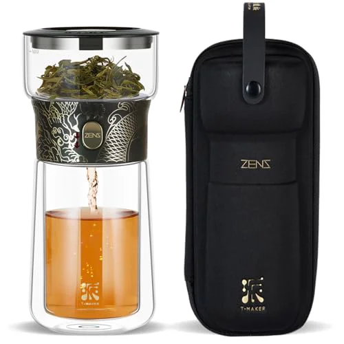 Relaxed Glass Infuser Teapot Reusable