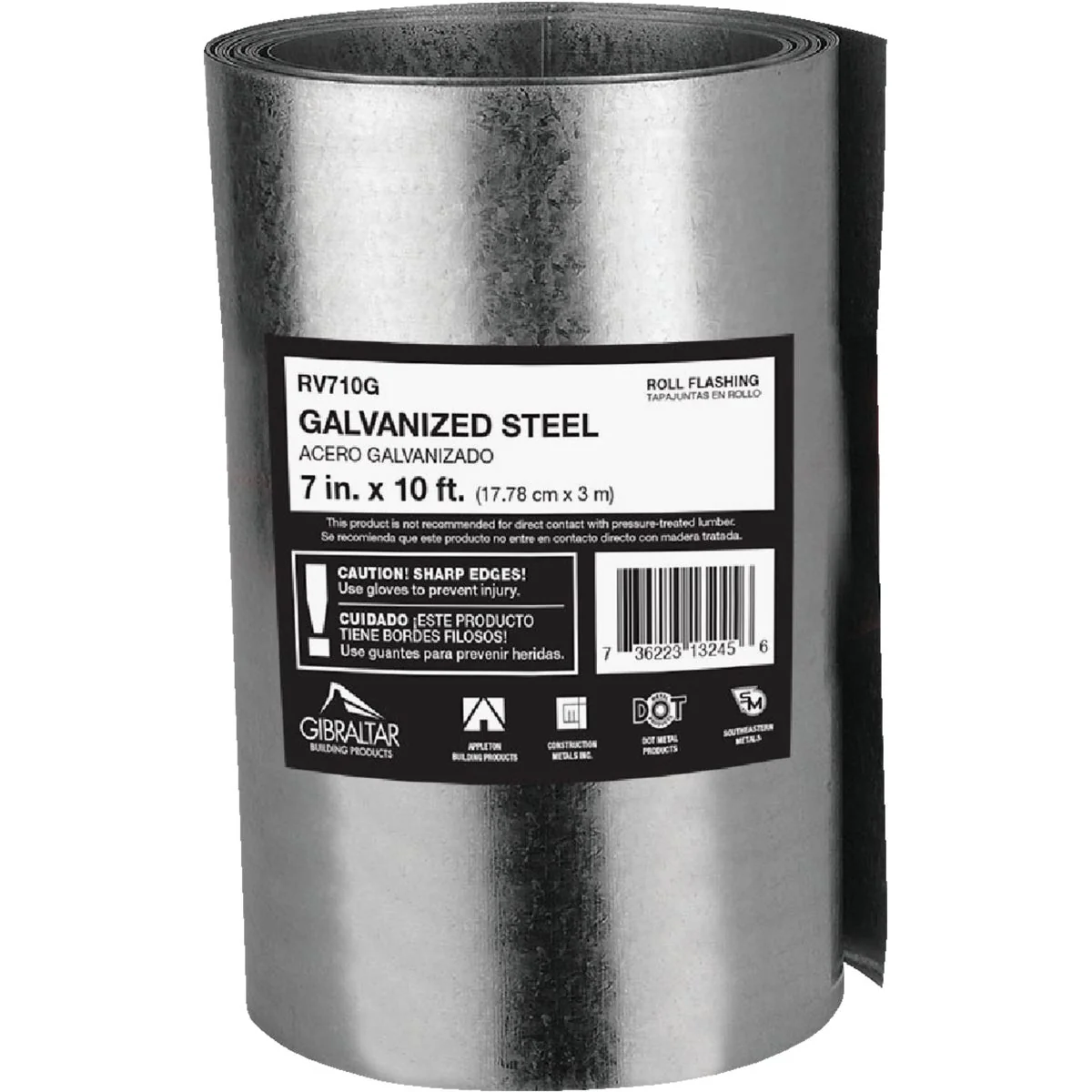 Top-Quality NorWesco 7 In. x 10 Ft. Mill Galvanized Roll Valley Flashing World-Class