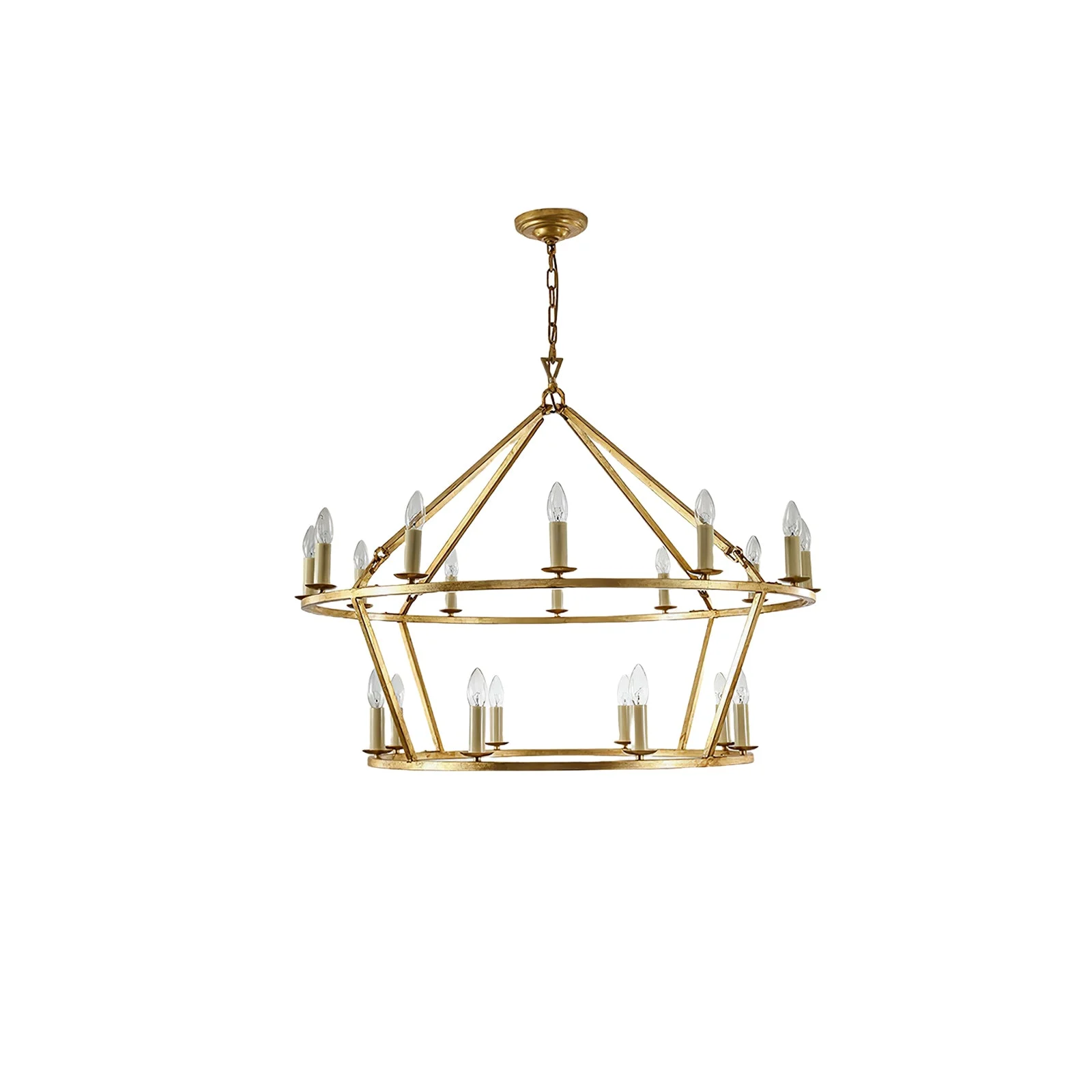 Eco-Friendly Brass Tiered Chandelier Pure