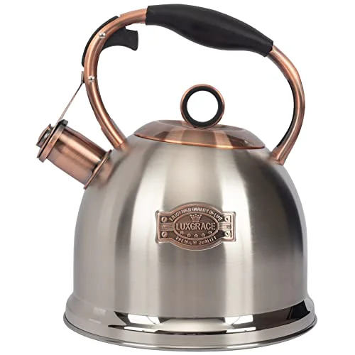 Smooth Whistling Stovetop Tea Kettle Food Grade Stainless Steel Minimalist