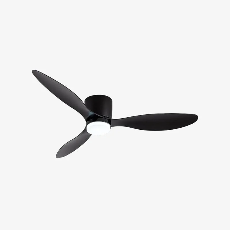 Modern Recessed Fishtail Ceiling Fan Light Reliable