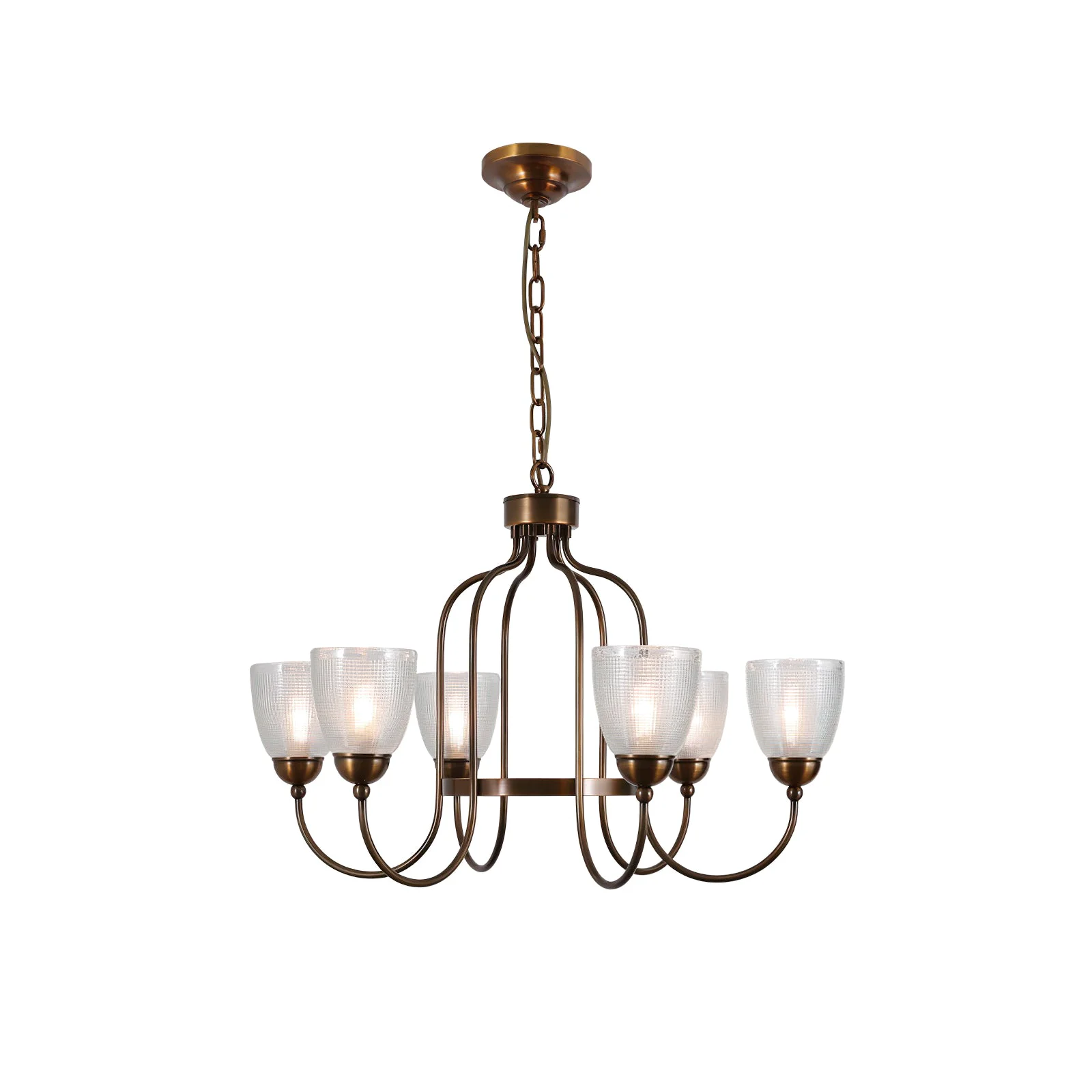 Contemporary Meruna 6-light chandelier High-Quality