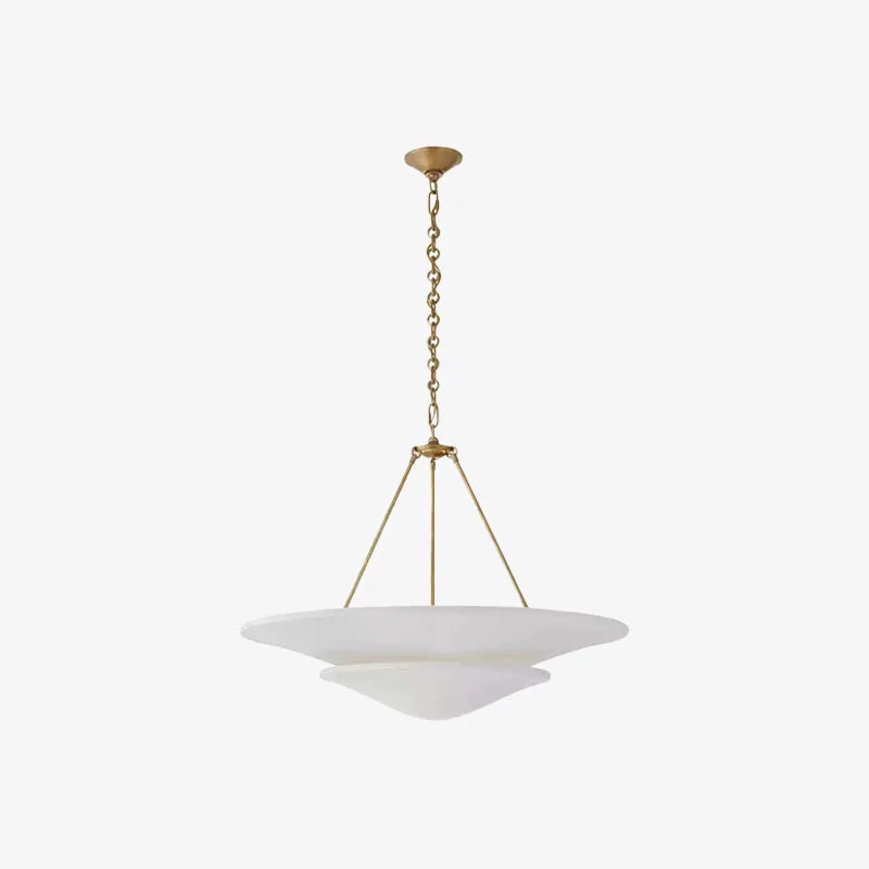 Top-Quality Mollino Large Multi-Layered Plaster Chandelier Safe