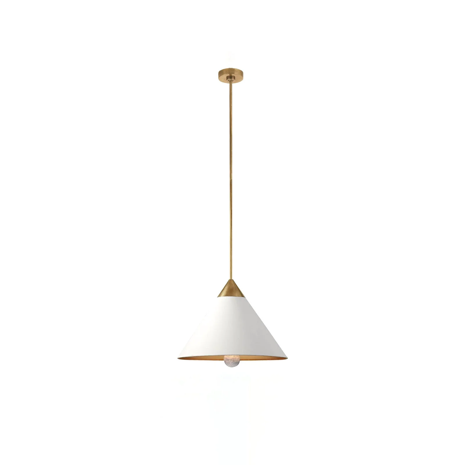 Artisan Minimalist Cone-Shaped Brass Pendant Lamp Specialty