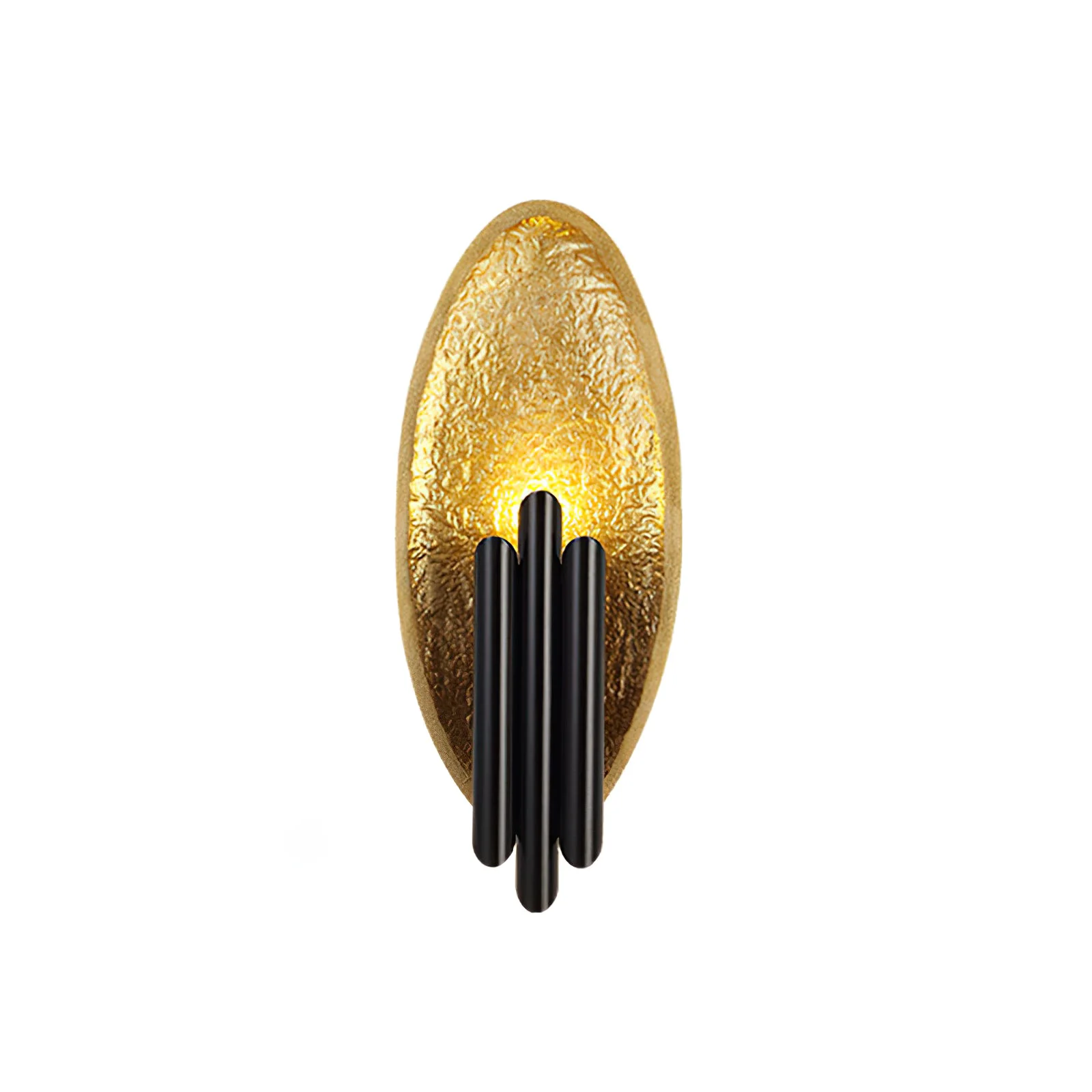 Comfortable Electroplated Iron Oval Wall Light Modern