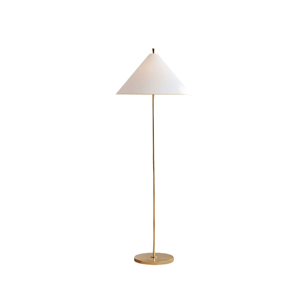 First-Class Ellis brass floor lamp Crafted