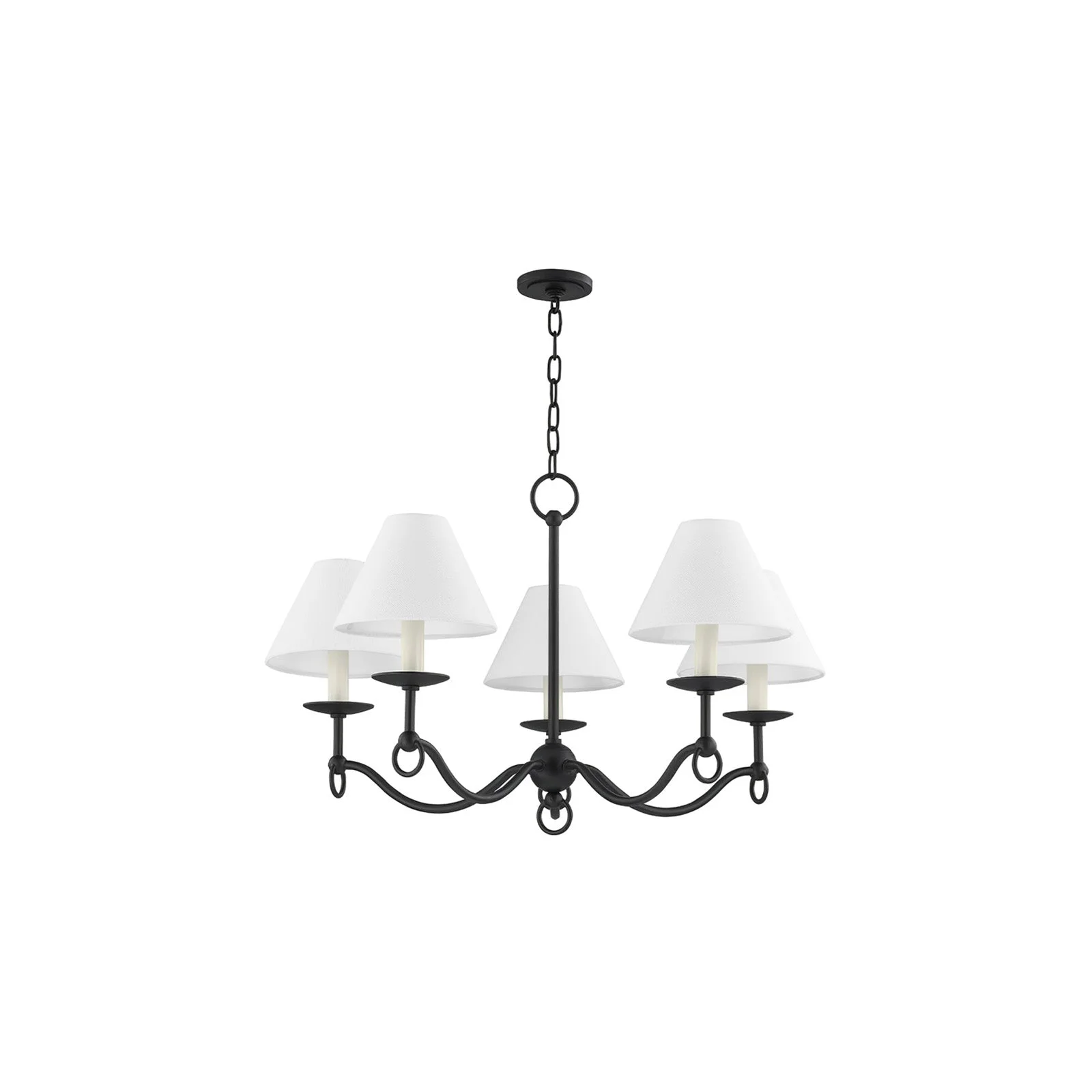Safe Troy Lighting Massi Five-Arm Chandelier Professional