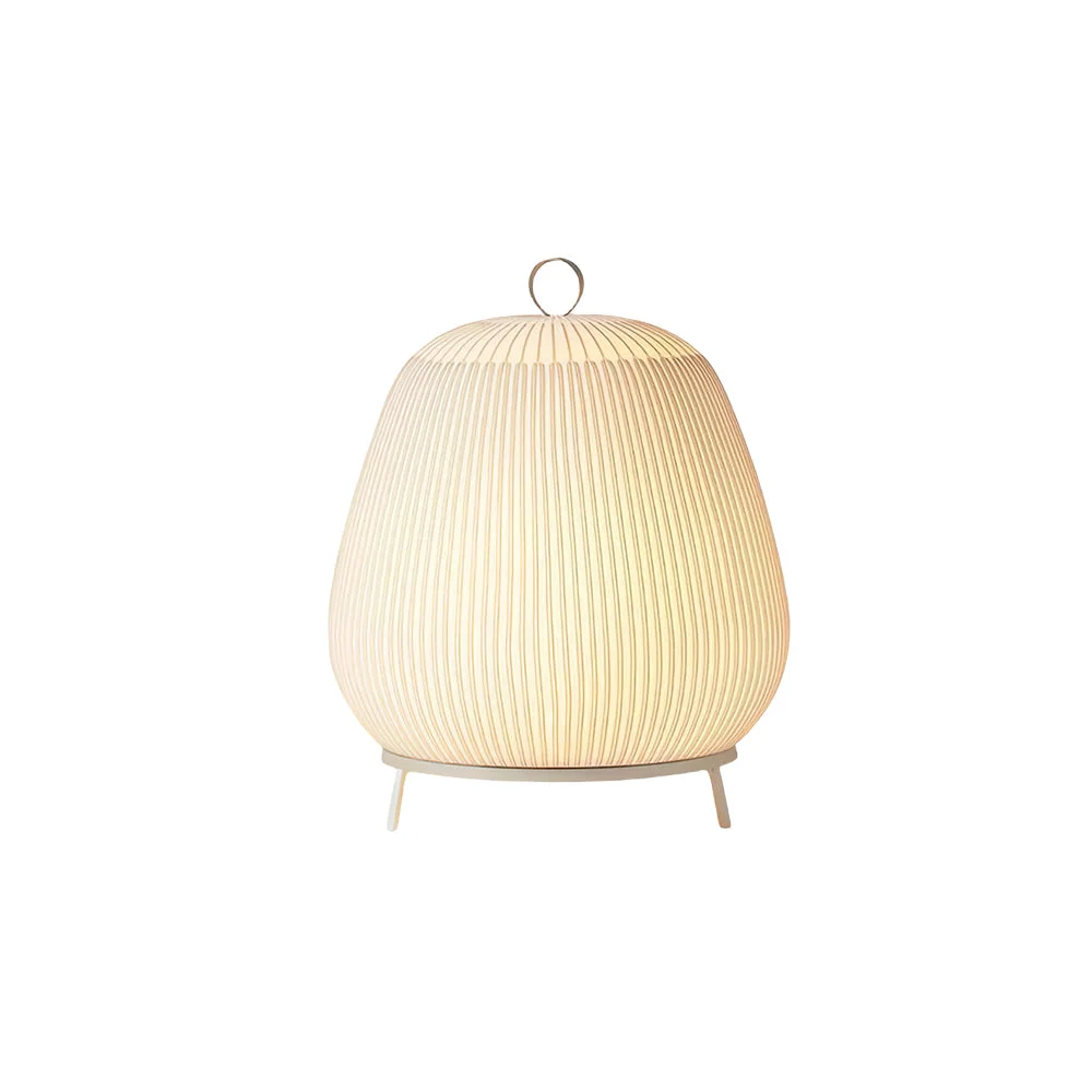 Eco-Friendly Textured Dome Lantern Knit Table Lamp Trendy
