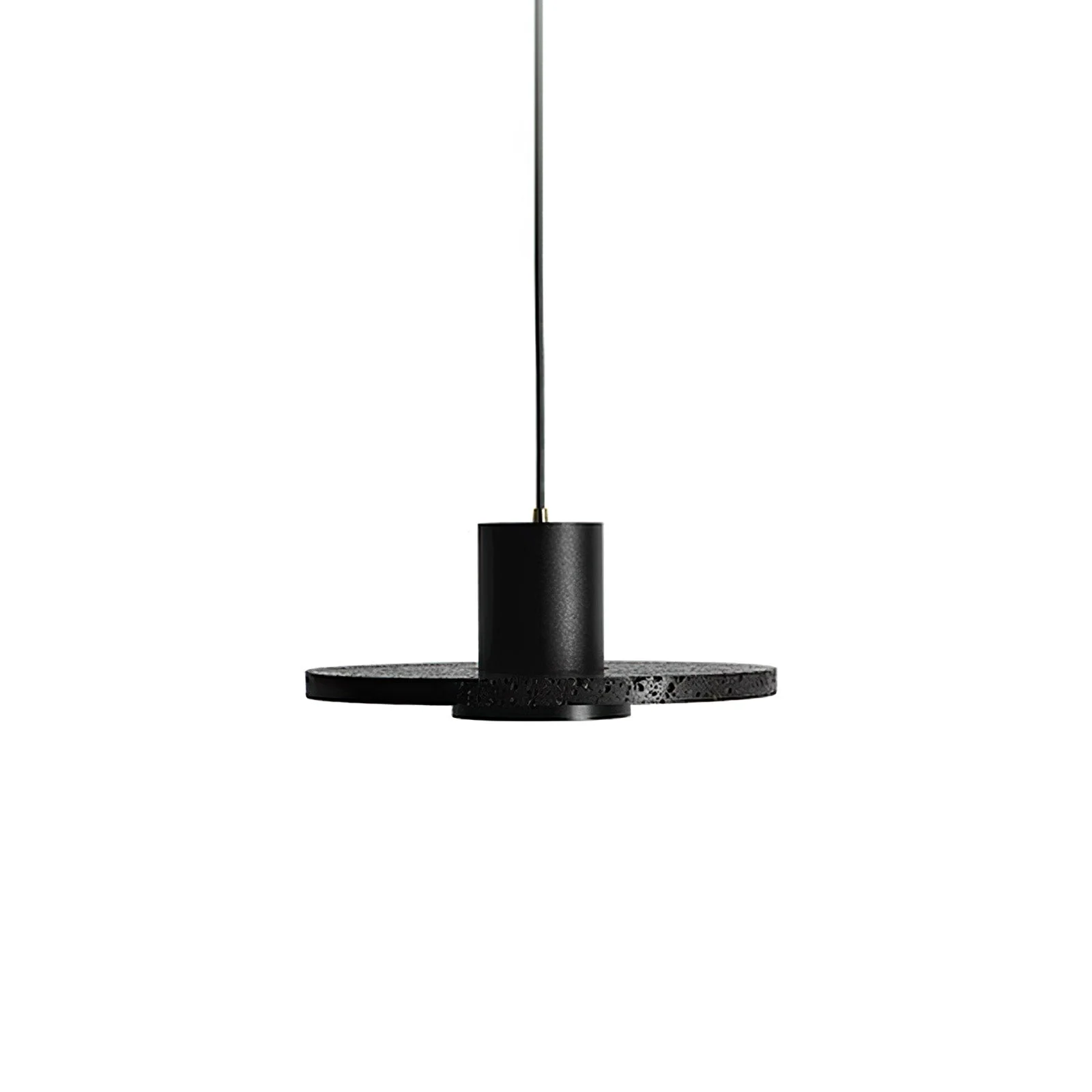 Top-Quality Lava Stone Black Pendant Light Minimalist